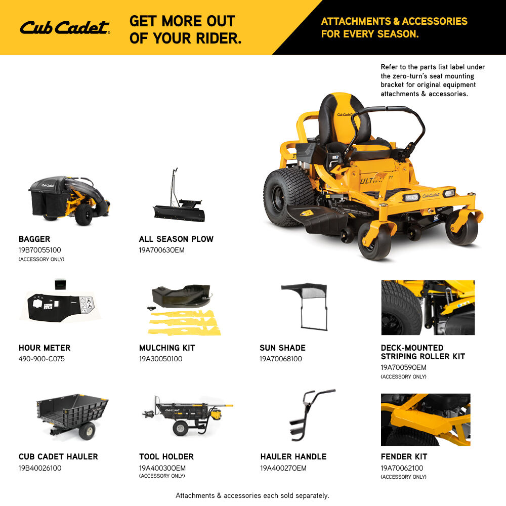 Cub Cadet Ultima Series ZT1 50 - Zero Turn Lawn Mower